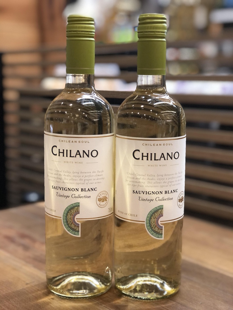 VINHO BRANCO CHILENO CHILANO SAUVIGNON BLANC 750 ML | Boníssima Lourdes